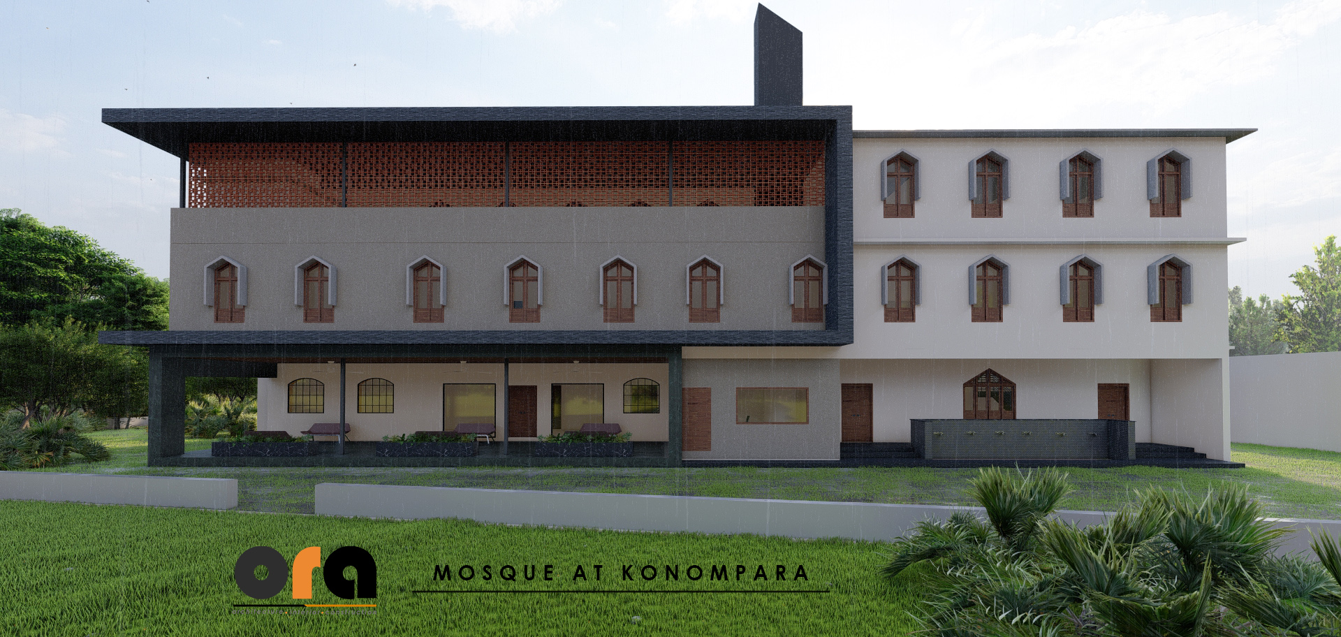 Mosque at Konompara — View 01