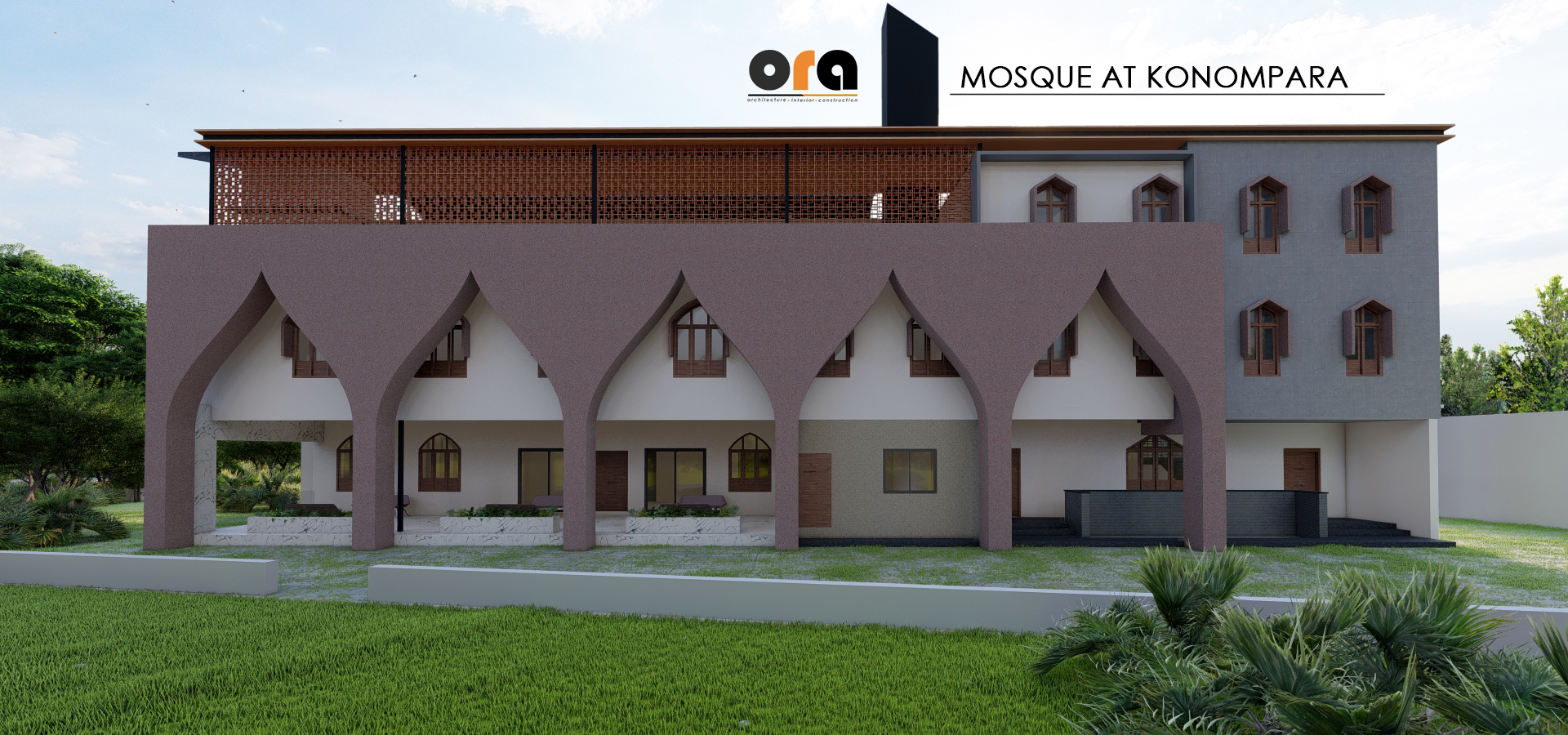 Mosque at Konompara — View 03